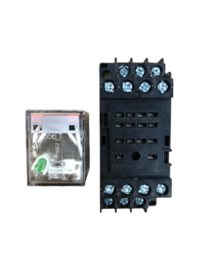 Rơ le 24V + đế MY4N